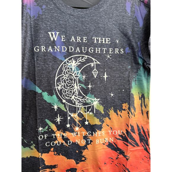 NWOT Women's We Are the Daughters Witch T-Shirt Wicca Feminism Power Small - Picture 2 of 11